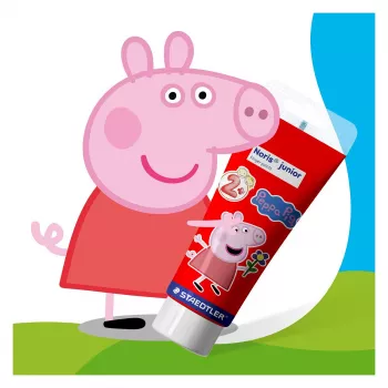 STAEDTLER Noris junior Peppa Pig Finger Paints, 4 x 150 ml, from 2 Years 8814 L1