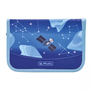 herlitz Cosmic Explorer tolltartó, 31 részes, poliészter, 205 x 140 x 38 mm, 2 fedél, űr design 400197095