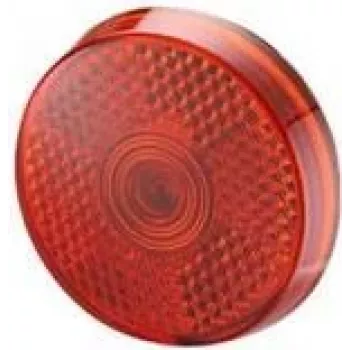 FISCHER LED-es biztonsági villogó kerékpárlámpa csipeszes rögzítéssel ruhához, táskákhoz és hátizsákokhoz, fekete (85467)