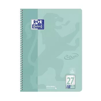 OXFORD Collegeblock TOUCH kockás margóval A4, 80 lap, 90 g/m², különböző színek 400196079
