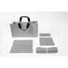 SIGEL BAB01 Desk Sharing Bag Basic L, világosszürke, 5 darabos csomag