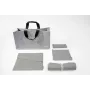 SIGEL BAB01 Desk Sharing Bag Basic L, világosszürke, 5 darabos csomag
