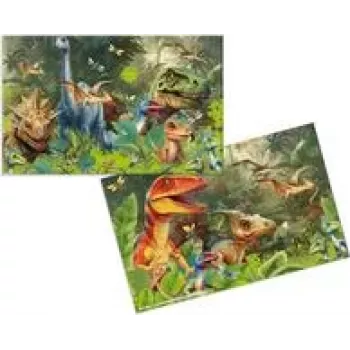 HERMA 3 íróasztali alátét kartonból Dino World - 3 darabos csomag (19743)