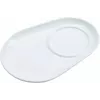 Ritzenhoff & Breker BIANCO ovális porcelán alátét, 125 x 180 x 20 mm, fehér, 6 darab 425895