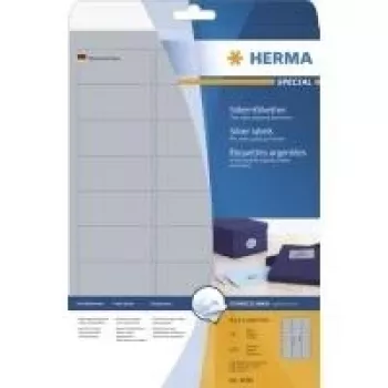 HERMA SuperPrint LaserCopy ezüstfólia címkék 29,6 x 63,5 mm 675 címke 4098
