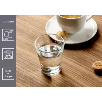 Ritzenhoff & Breker CAFFEINO espressópohár-készlet, 90 ml, tiszta üveg, 6 darab 824520