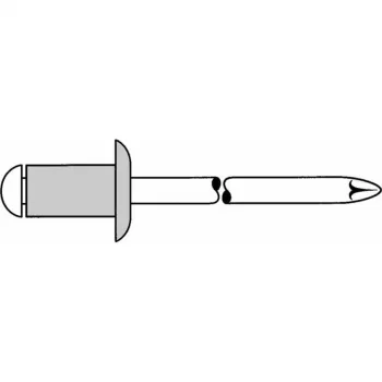 GESIPA vaknitszelep gömbfej 3 x 7 mm alumínium/acél 500 darab (6300146)