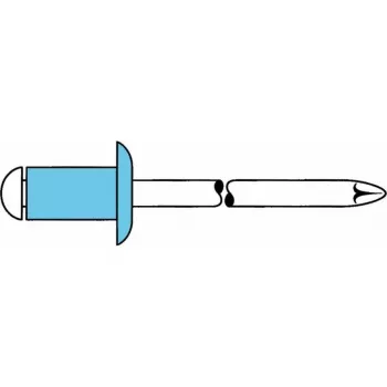 GESIPA vaknitszelep rozsdamentes acél A2 5x8mm lapos gömbfej szorítási tartomány 2-4mm (6330924) 6330924 LEGIERUNGSZUSCHL