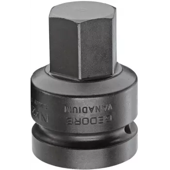 GEDORE 1 inch hajtás 27 mm hatszögletű ütvecsavarozó-dugókulcs, 60 mm hosszú, foszfátozott 1956582