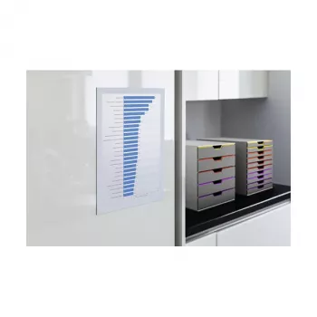 DURABLE DURAFRAME A4 öntapadós információs keret, ezüst, 2 darabos csomag 487202