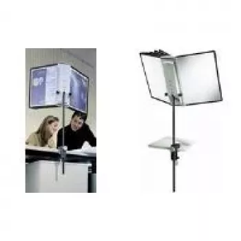 DURABLE SHERPA® asztali kapocs 10 - A4 displaytábla-rendszer, 10 tábla, 5 szín, 360° forgatás 581800