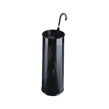Durable kerek fém esernyőtartó, 28,5 L, fekete (335001)