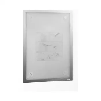 DURABLE DURAFRAME® WALLPAPER A3 ezüst öntapadós információs keret 484423