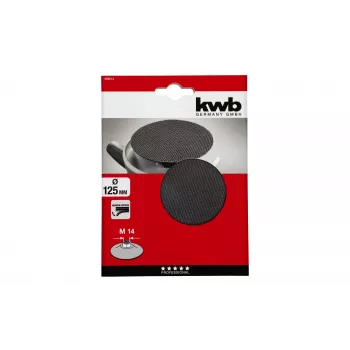 kwb QUICK-STICK tépőzáras tartótárcsa, 125 mm, M14 488014