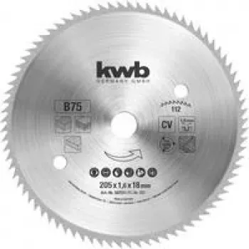 KWB 587511 körfűrészlap 205 mm x 18 mm furat, 40 fog, TCT, fához