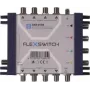 WISI FLEXSWITCH DXR0508 multiswitch 5 be 8 vevőtáplált passzív kaszkádolható