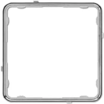 JUNG CDP 81 GCR alkalmazási keret, CD PLUS, termoplaszt, fénykróm (galvanizált)