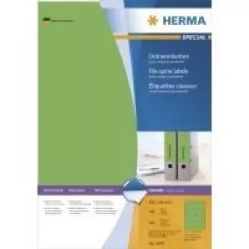 HERMA SuperPrint iratrendező címkék zöld 61 x 192 mm 400 címke (100 lap x 4) 4299