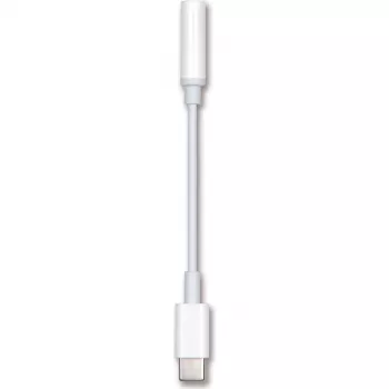 2GO 797008 USB-C 3,5 mm-es audio adapterkábel, 0,1 m, fehér