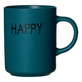 Ritzenhoff & Breker PETROL HAPPY kávéscsésze-készlet, 390 ml, porcelán, mosogatógépben mosható, 4 részes 425642