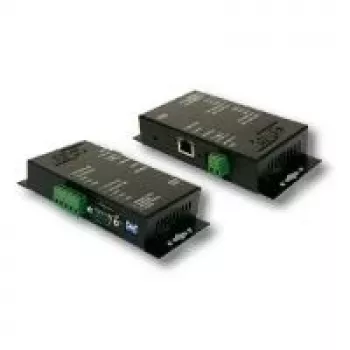 EXSYS EX-6051IS ipari Ethernet-RS-422/485 soros eszközszerver optikai szigeteléssel, fémház