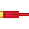 Wiha 29701200 nyomatékadapter TorqueVario-S-hez, 1/4 inch hatszög kimenet, 133 mm