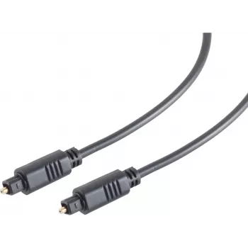 ShiverPeaks S/CONN maximum connectivity digitális optikai audiokábel, Toslink dugó Toslink dugóra, 3,0 m, fekete 69004-3.0