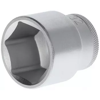 GEDORE 1/2 inch meghajtású hatlap dugókulcs 32 mm, 6 élű, krómozott, DIN 3124 6132740