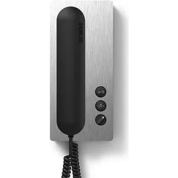 Siedle HTA 811-0 E/S ajtótelefon-kagyló - fekete nemesacél dizájnelemekkel 200041543-00