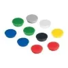 FRANKEN HM38 09 Holding Magnet, 1500 g, 38 mm, Round, White, Plastic Cap, Lacquered, 1 Piece