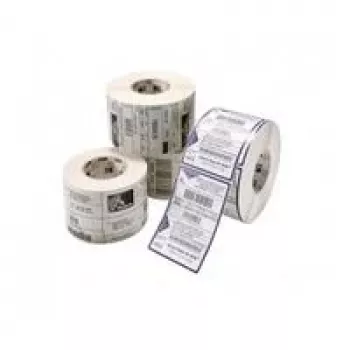 Zebra Z-Perform 1000T hőtranszfer papír címketekercs - 101,6 x 101,6 mm, 127 mm külső átmérő, 25,4 mm mag, fehér, tartós ragasztó, 662 címke/tekercs