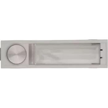 RITTO 1229922 Stainless Steel Call Button Insert with Nameplate for Portier Series