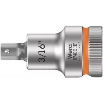 Wera 8740 B HF Zyklop 3/8 inch meghajtás Hex-Plus bit dugókulcs, 3/16 inch tartófunkcióval 05003085001