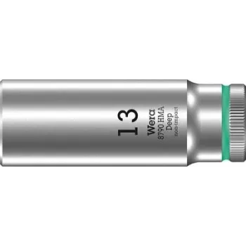 Wera 05004510001 Zyklop 1/4 inch meghajtás 13 mm dugókulcs Take it easy Tool Finderrel
