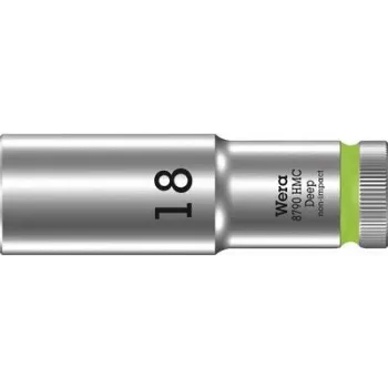 Wera 05004558001 Zyklop 8790 HMC 1/2 inch meghajtás 18mm hatszögletű dugókulcs golyós biztosítóhoronnyal