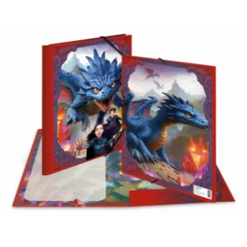 HERMA Dragon sarokgumis mappa A3 kartonból, 3 belső füllel 20143