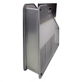 HELIT H2518000 mesh irattartó DIN A4 drótfémes ezüst porszórt, 1 darab