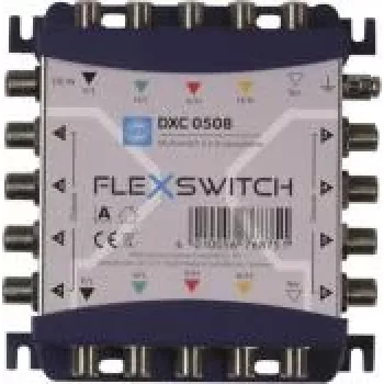 WISI DXC0508 FLEXSWITCH multiswitch 5-in-8 kaszkádolható SAT/TERR 76875
