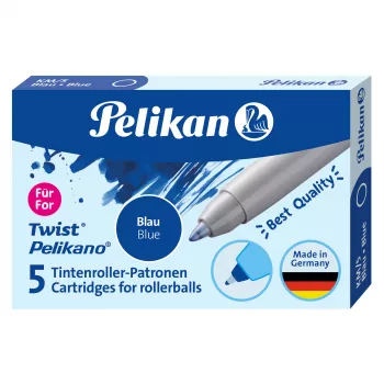 Pelikan golyóstoll tintapatronok 5 darabos csomag kék (824705)