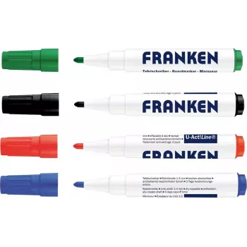 FRANKEN U-ACT! Line whiteboard marker, kerek hegy, 3 mm, különböző színek, 1 darab Z1999