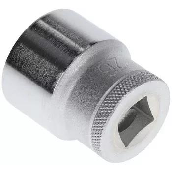 GEDORE 1/2 inch meghajtás 6-szögletű dugókulcs, 26 mm, króm-vanádium acél, matt krómozott 6132070