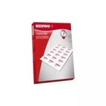 Kores univerzális címkék 70 x 36 mm fehér felső és alsó margóval (L7036), 2400 címke