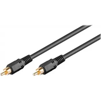 Wentronic AVK 238-1500 RCA kábel 15 m fekete dugó-dugó 50338