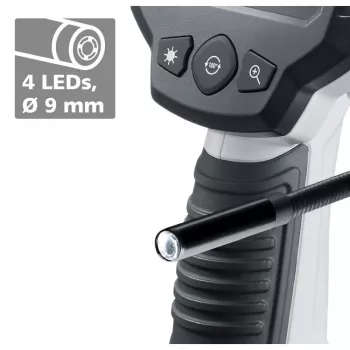 Laserliner 082.252E ellenőrző kamera 9 mm szondával és 2,7 inch TFT kijelzővel