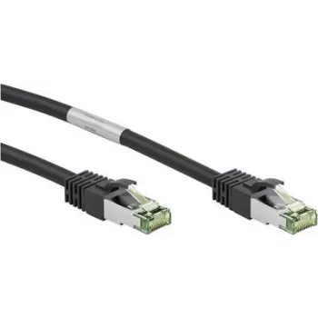 Wentronic Goobay CAT 8.1 patch kábel, S/FTP (PiMF), fekete, 20 m, LSZH, réz AWG 24 66728
