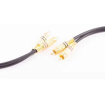 shiverpeaks BASIC-S 2x RCA 2x RCA audiokábel, 5,0 m, fekete BS40225