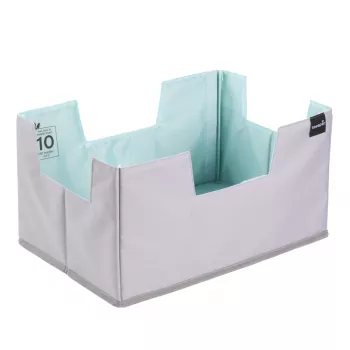 keeeper nea XL bevásárló-szervező készlet, szürke/aquamarine, kivehető elválasztó elemmel 1229962400000