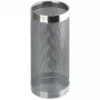 HELIT H2515500 fém napernyőállvány, perforált design, króm, kerek, átmérő 240 mm, magasság 490 mm