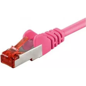 Wentronic CAT6 S/FTP patch kábel, magenta, 1 m 93434