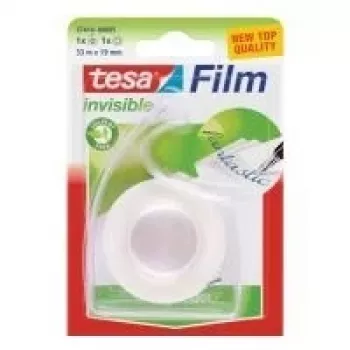 tesa fólia + kézi adagoló készlet, matt-láthatatlan ragasztószalag 19 mm x 33 m, PP-fólia, írható (57414-00005-03)